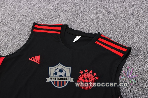Bayern Munich + Shorts Black Soccer Vest 2022-2023