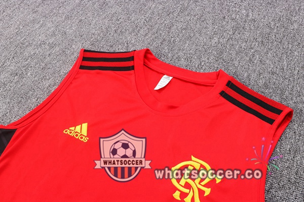 Flamengo + Shorts Red Soccer Vest 2022-2023