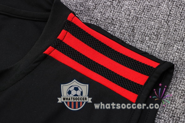 Manchester United + Shorts Black Soccer Vest 2022-2023