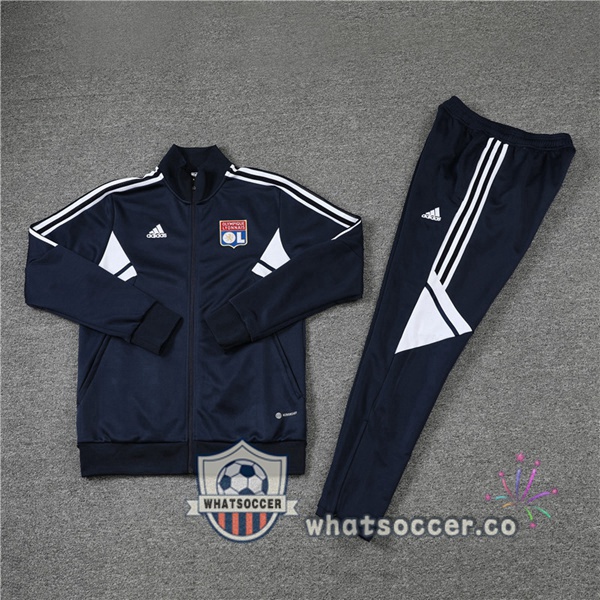 Olympique Lyonnais Blue Royal Jacket 2022-2023