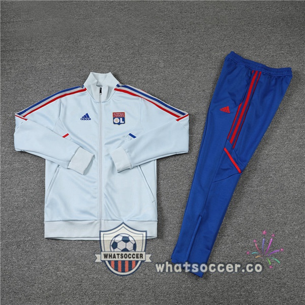 Olympique Lyonnais Blue Gray Jacket 2022-2023