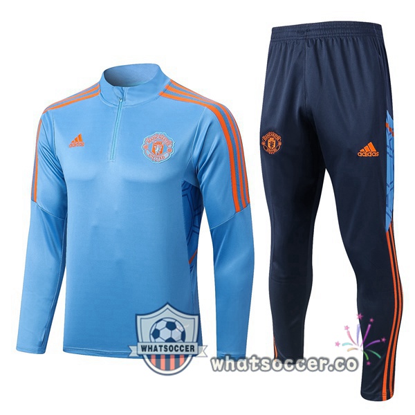 Manchester United Blue Tracksuit 2022-2023