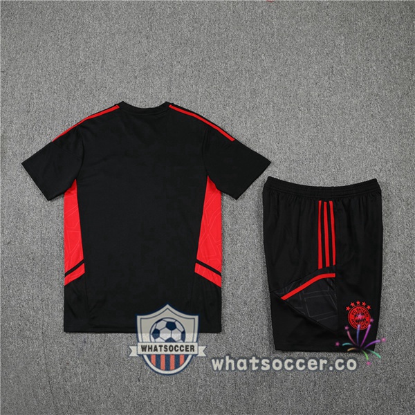 Bayern Munich Training T-Shirts + Shorts Black 2022-2023