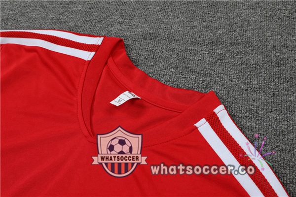Manchester United Training T-Shirts + Shorts Red 2022-2023