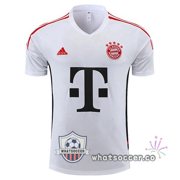 Bayern Munich Training T-Shirts White 2022-2023