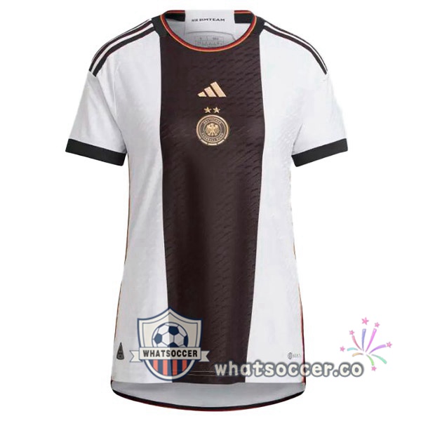 Germany Women Home Soccer Jerseys Black White 2022-2023