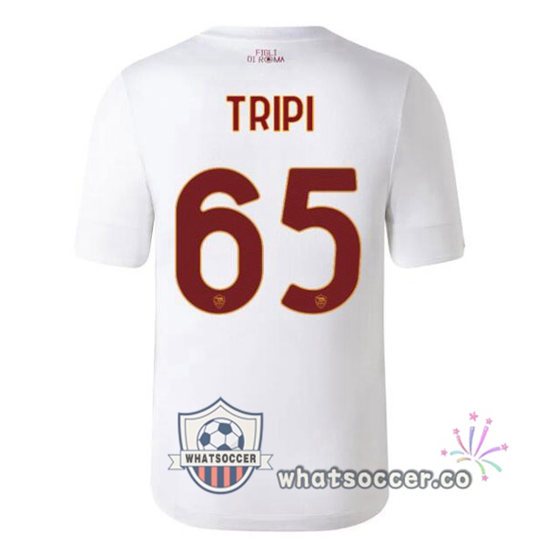 AS Roma (TRIPI 65) Away Soccer Jerseys White 2022-2023