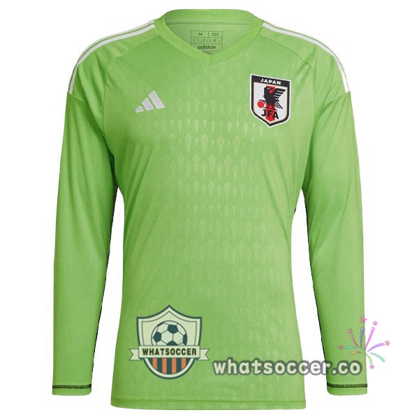 Japan Goalkeeper Soccer Jerseys Soccer Jerseys Long Sleeve Green 2022-2023