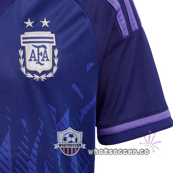 Argentina Away Soccer Jerseys Purple 2022-2023