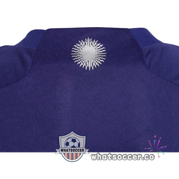 Argentina Away Soccer Jerseys Purple 2022-2023