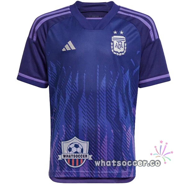 Argentina Away Soccer Jerseys Purple 2022-2023