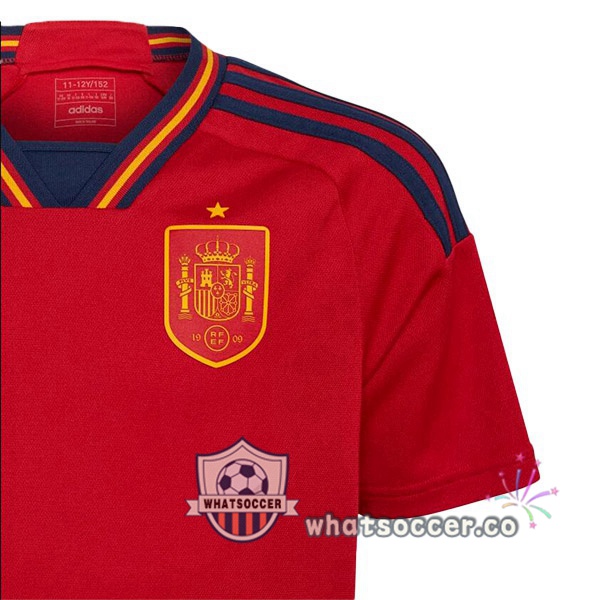 Spain Home Soccer Jerseys Red 2022-2023