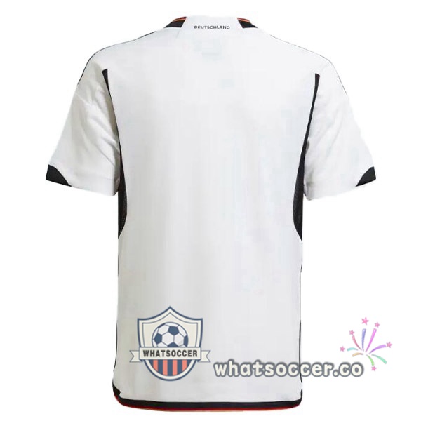 Germany Home Soccer Jerseys Black White 2022-2023