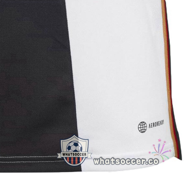 Germany Home Soccer Jerseys Black White 2022-2023