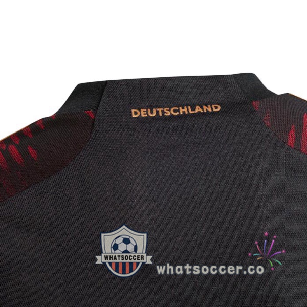 Germany Away Soccer Jerseys Black 2022-2023