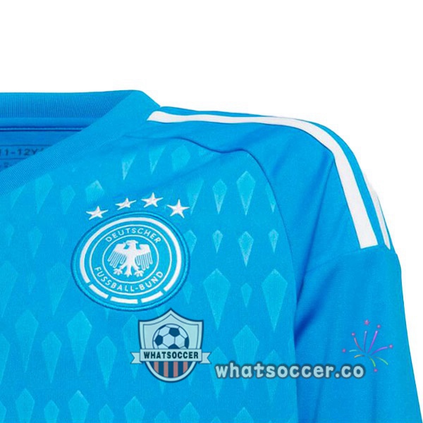 Germany Goalkeeper Soccer Jerseys Long Sleeve Blue 2022-2023