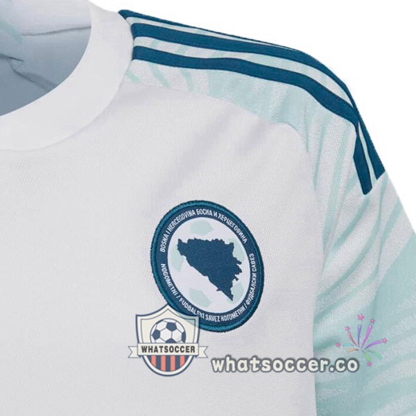 Bosnia and Herzegovina Away Soccer Jerseys White 2022-2023