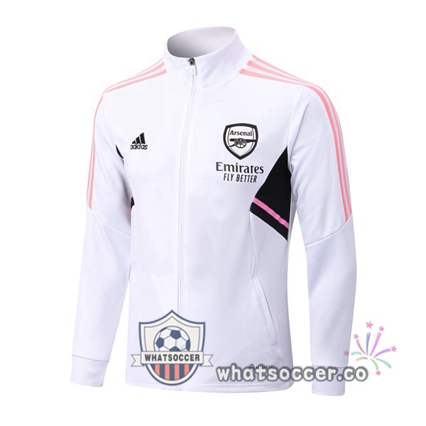 Arsenal White Soccer Jacket 2022-2023