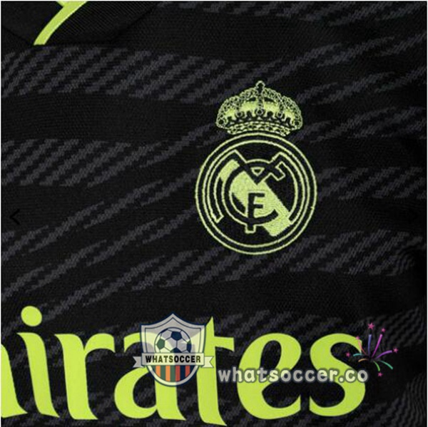 Real Madrid Third Soccer Jerseys Black 2022-2023