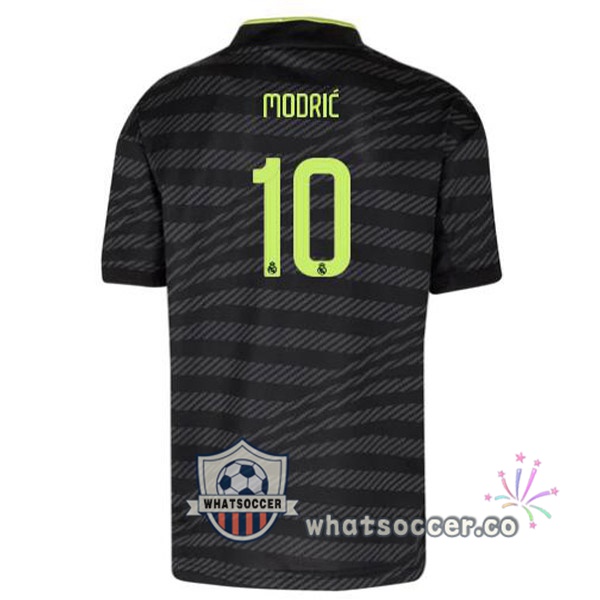 Real Madrid (Modrić 10) Third Soccer Jerseys Black 2022-2023
