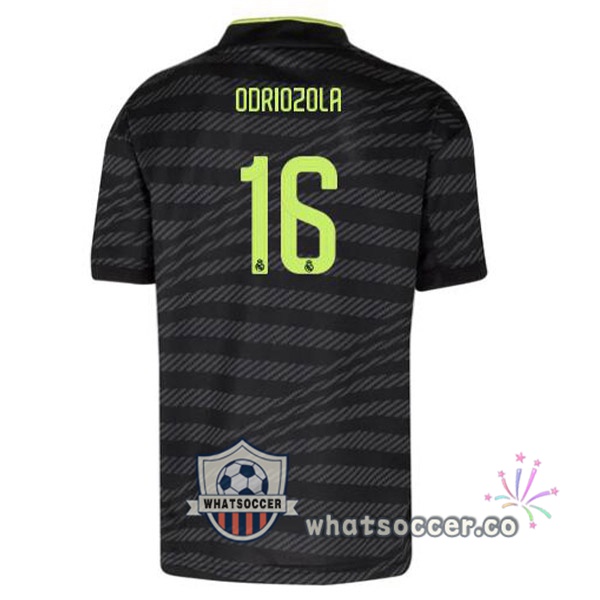 Real Madrid (Odriozola 16) Third Soccer Jerseys Black 2022-2023