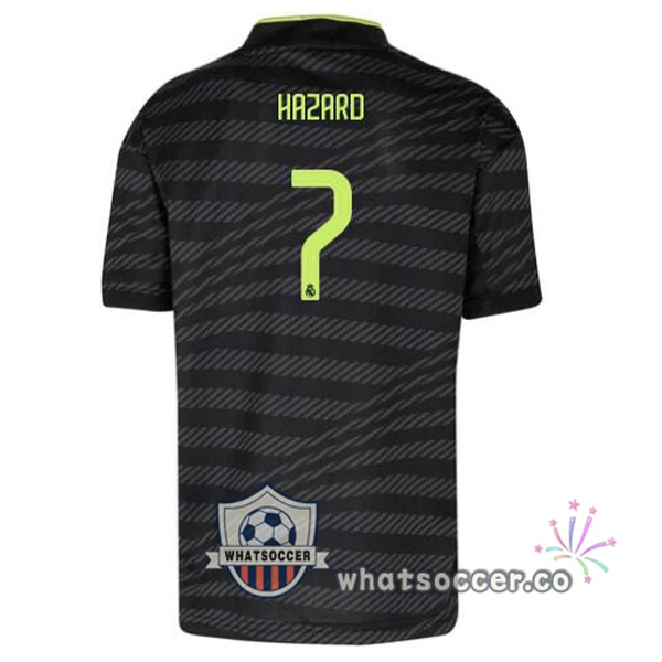 Real Madrid (Hazard 7) Third Soccer Jerseys Black 2022-2023
