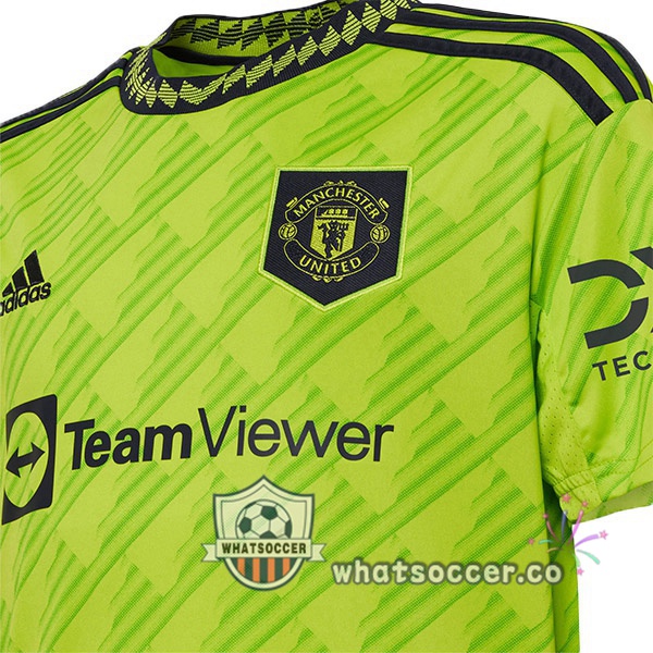 Manchester United Third Soccer Jerseys Green 2022-2023
