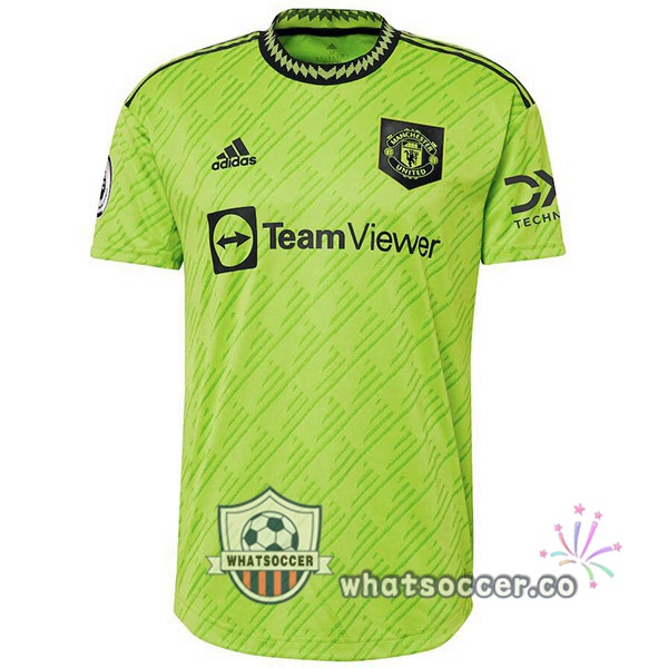 Manchester United Third Soccer Jerseys Green 2022-2023