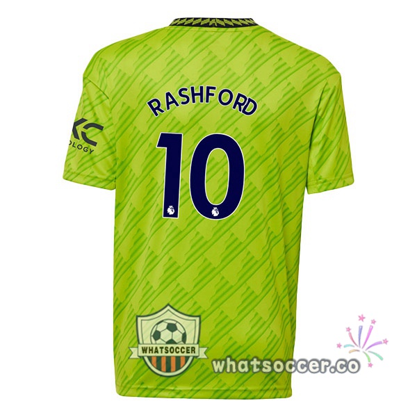 Manchester United (RASHFORD 10) Third Soccer Jerseys Green 2022-2023