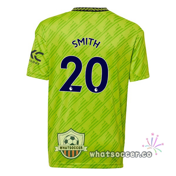 Manchester United (SMITH 20) Third Soccer Jerseys Green 2022-2023