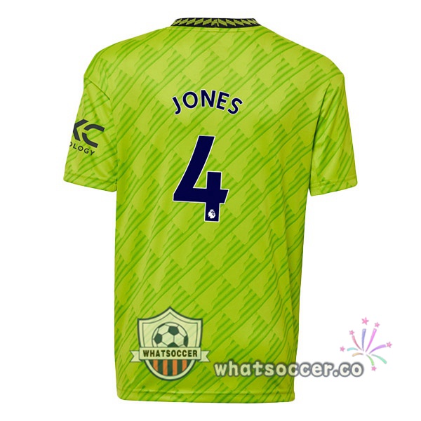 Manchester United (JONES 4) Third Soccer Jerseys Green 2022-2023
