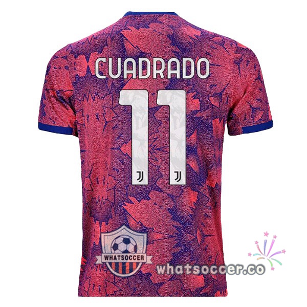 Juventus (CUADRADO 11) Away Soccer Jerseys Rose 2022-2023