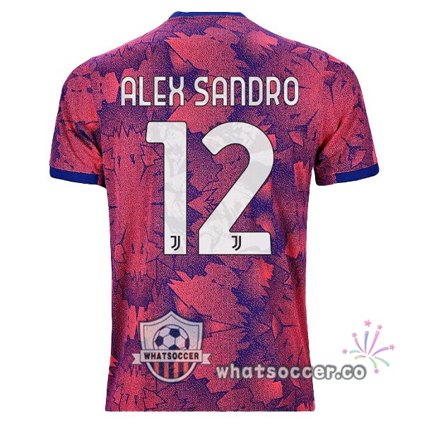 Juventus (ALEX SANDRO 12) Away Soccer Jerseys Rose 2022-2023