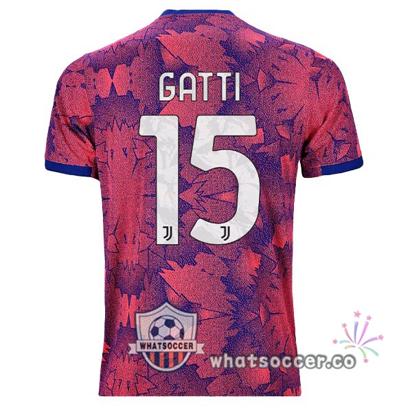Juventus (GATTI 15) Away Soccer Jerseys Rose 2022-2023