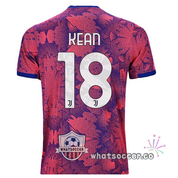 Juventus (KEAN 18) Away Soccer Jerseys Rose 2022-2023