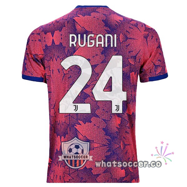Juventus (RUGANI 24) Away Soccer Jerseys Rose 2022-2023