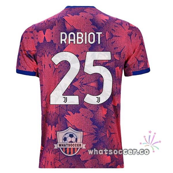 Juventus (RABIOT 25) Away Soccer Jerseys Rose 2022-2023