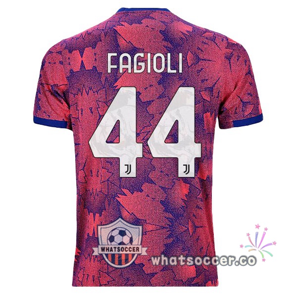 Juventus (FAGIOLI 44) Away Soccer Jerseys Rose 2022-2023