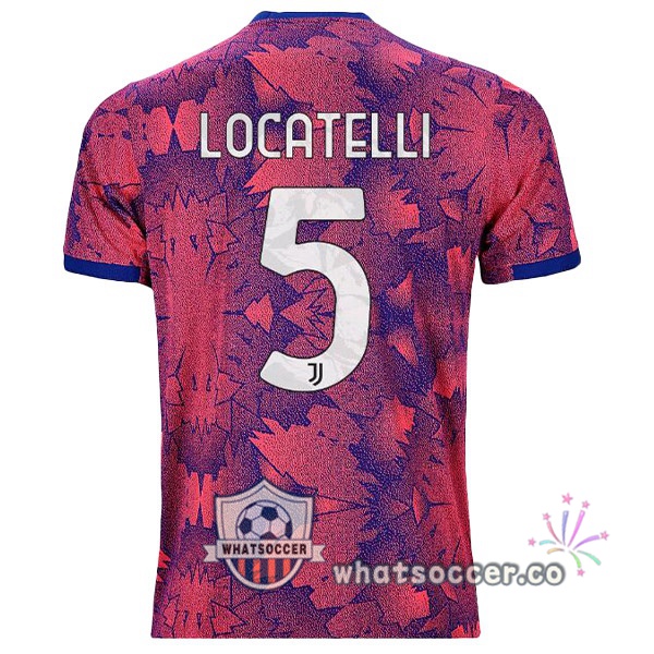 Juventus (LOCATELLI 5) Away Soccer Jerseys Rose 2022-2023