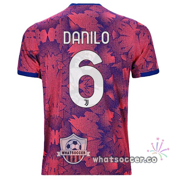 Juventus (DANILO 6) Away Soccer Jerseys Rose 2022-2023