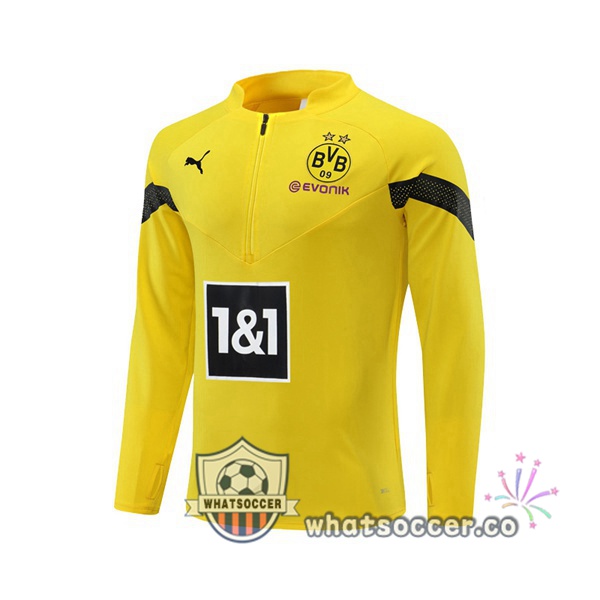 Dortmund BVB Soccer Sweater Yellow 2022-2023