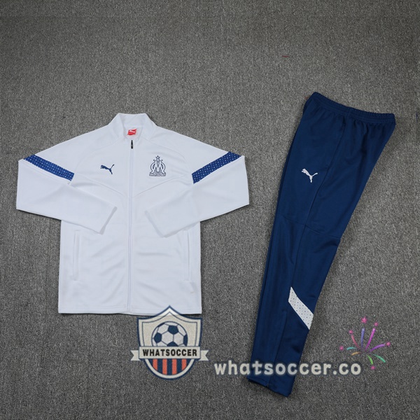 Olympique de Marseille White Jacket 2022-2023