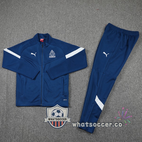 Olympique de Marseille Blue Royal Jacket 2022-2023