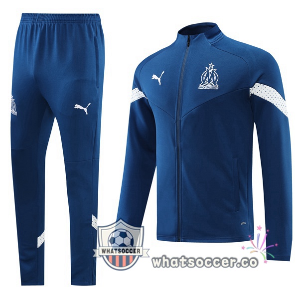 Olympique de Marseille Blue Royal Jacket 2022-2023