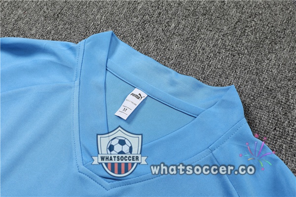 Manchester City Training T-Shirts + Shorts Blue 2022-2023