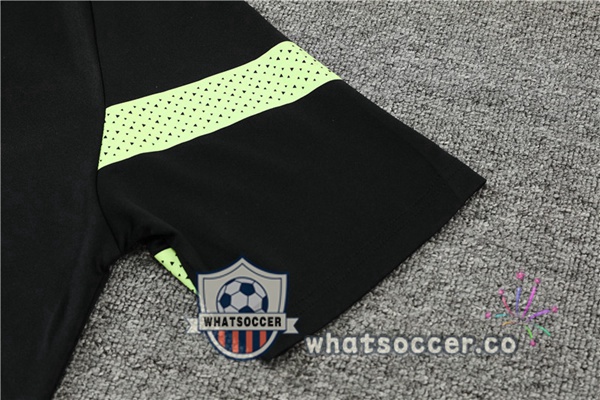 Manchester City Training T-Shirts + Shorts Black 2022-2023