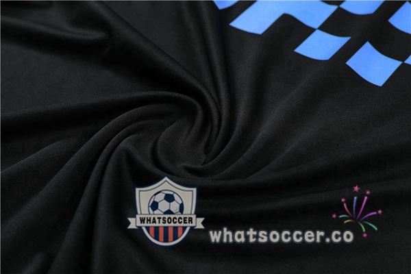 Manchester City Training T-Shirts + Shorts Black 2022-2023