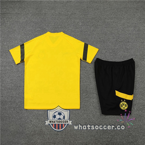 Dortmund BVB Training T-Shirts + Shorts Yellow 2022-2023
