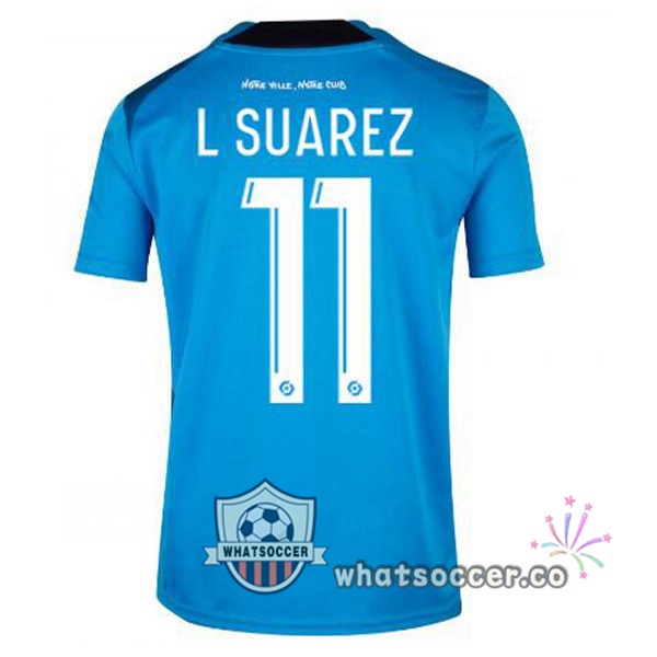 Olympique de Marseille (L SUAREZ 11) Third Soccer Jerseys Blue 2022-2023