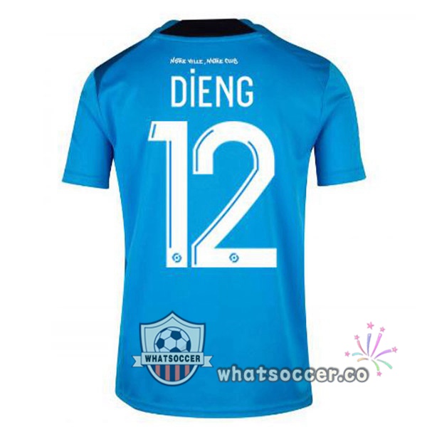 Olympique de Marseille (DIENG 12) Third Soccer Jerseys Blue 2022-2023